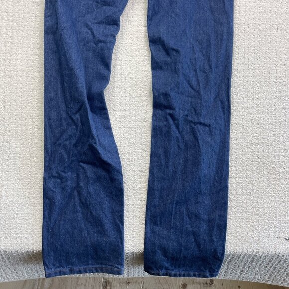 Vintage Wrangler Jeans Womens 9 x 36 Blue Cowboy Cut Denim USA Made 14MWZG - Picture 15 of 15